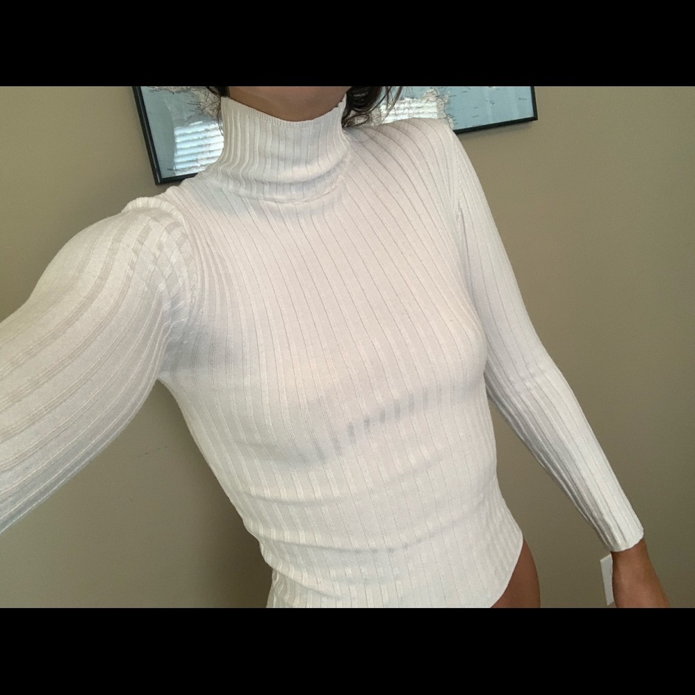 Long sleeve white turtleneck from Urban Outfitters